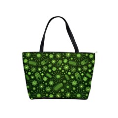 Seamless Pattern With Viruses Classic Shoulder Handbag by Vaneshart