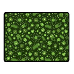 Seamless Pattern With Viruses Double Sided Fleece Blanket (small)  by Vaneshart