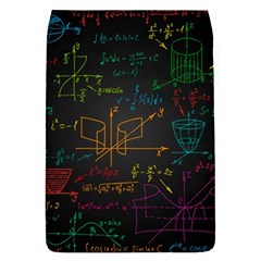 Mathematical Colorful Formulas Drawn By Hand Black Chalkboard Removable Flap Cover (s) by Vaneshart