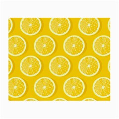 Lemon Fruits Slice Seamless Pattern Small Glasses Cloth (2 Sides) by Vaneshart