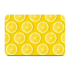 Lemon Fruits Slice Seamless Pattern Plate Mats by Vaneshart