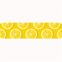 Lemon Fruits Slice Seamless Pattern Large Bar Mats by Vaneshart