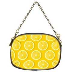 Lemon Fruits Slice Seamless Pattern Chain Purse (one Side) by Vaneshart