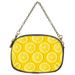 Lemon Fruits Slice Seamless Pattern Chain Purse (two Sides) by Vaneshart