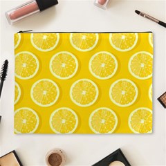 Lemon Fruits Slice Seamless Pattern Cosmetic Bag (xl) by Vaneshart