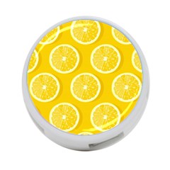 Lemon Fruits Slice Seamless Pattern 4-port Usb Hub (two Sides) by Vaneshart