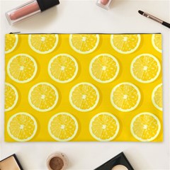 Lemon Fruits Slice Seamless Pattern Cosmetic Bag (xxl) by Vaneshart