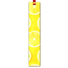 Lemon Fruits Slice Seamless Pattern Large Book Marks by Vaneshart