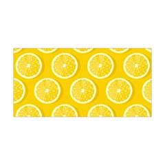 Lemon Fruits Slice Seamless Pattern Yoga Headband by Vaneshart