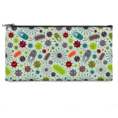 Seamless Pattern With Viruses Pencil Case by Vaneshart