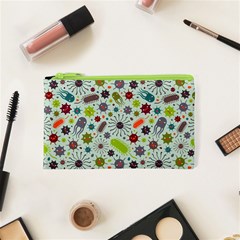 Seamless Pattern With Viruses Cosmetic Bag (xs) by Vaneshart