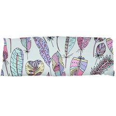 Vector Illustration Seamless Multicolored Pattern Feathers Birds Body Pillow Case Dakimakura (two Sides) by Vaneshart