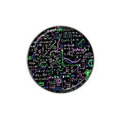 Math Linear Mathematics Education Circle Background Hat Clip Ball Marker by Vaneshart