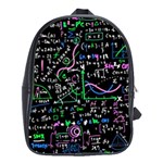 Math Linear Mathematics Education Circle Background School Bag (Large) Front