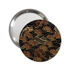 Oriental Traditional Seamless Pattern Dragon 2 25  Handbag Mirrors by Vaneshart