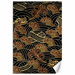 Oriental Traditional Seamless Pattern Dragon Canvas 20  X 30 