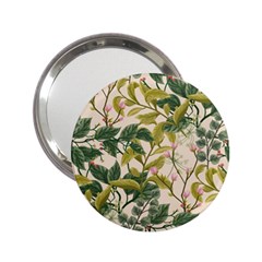 Flower Leaves Background 2 25  Handbag Mirrors by Vaneshart