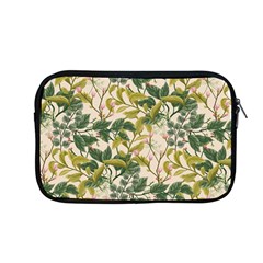 Flower Leaves Background Apple Macbook Pro 13  Zipper Case by Vaneshart