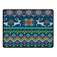 Background With Fabric Texture Winter Fleece Blanket (small) by Vaneshart