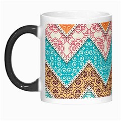 Ethnic Floral Pattern Morph Mugs by Vaneshart