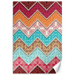 Ethnic Floral Pattern Canvas 20  X 30 