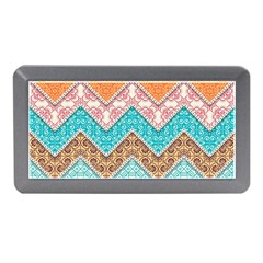 Ethnic Floral Pattern Memory Card Reader (mini) by Vaneshart