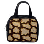 Python Skin Seamless Background Vector Graphic Art Classic Handbag (One Side) Front