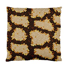 Python Skin Seamless Background Vector Graphic Art Standard Cushion Case (one Side) by Vaneshart