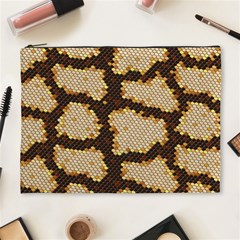 Python Skin Seamless Background Vector Graphic Art Cosmetic Bag (xl) by Vaneshart