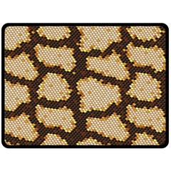 Python Skin Seamless Background Vector Graphic Art Fleece Blanket (large)  by Vaneshart