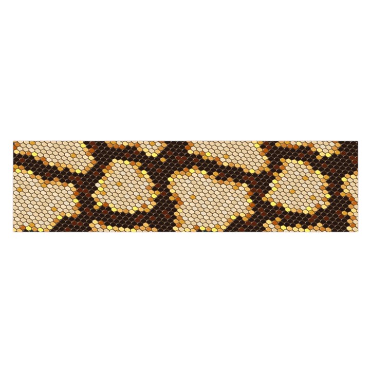 Python Skin Seamless Background Vector Graphic Art Satin Scarf (Oblong)