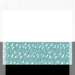 Group Of Birds Flying Graphic Pattern Rectangular Jigsaw Puzzl by dflcprintsclothing