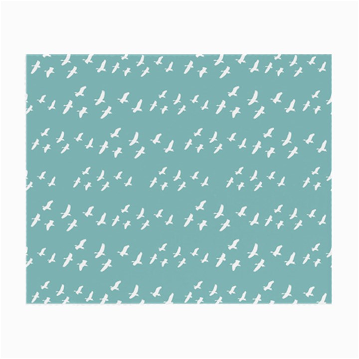 Group Of Birds Flying Graphic Pattern Small Glasses Cloth (2 Sides)