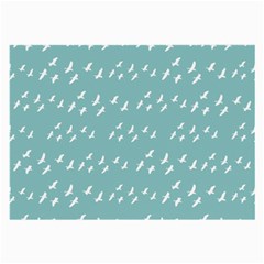 Group Of Birds Flying Graphic Pattern Large Glasses Cloth (2 Sides) by dflcprintsclothing