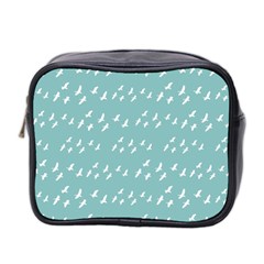 Group Of Birds Flying Graphic Pattern Mini Toiletries Bag (two Sides)