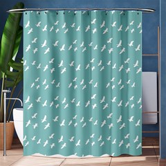 Group Of Birds Flying Graphic Pattern Shower Curtain 60  X 72  (medium) 