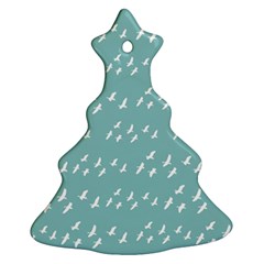 Group Of Birds Flying Graphic Pattern Ornament (christmas Tree) 