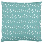 Group Of Birds Flying Graphic Pattern Large Cushion Case (One Side) Front