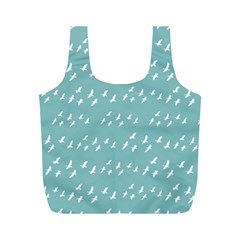 Group Of Birds Flying Graphic Pattern Full Print Recycle Bag (m) by dflcprintsclothing