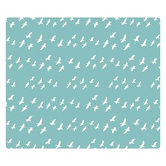 Group Of Birds Flying Graphic Pattern Double Sided Flano Blanket (small)  by dflcprintsclothing