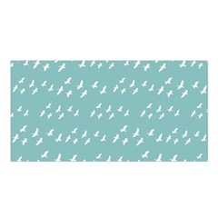 Group Of Birds Flying Graphic Pattern Satin Shawl by dflcprintsclothing