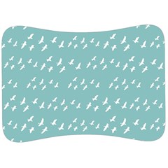 Group Of Birds Flying Graphic Pattern Velour Seat Head Rest Cushion by dflcprintsclothing