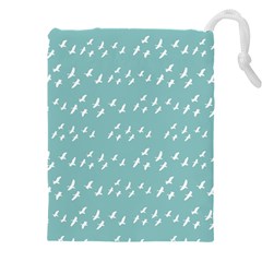 Group Of Birds Flying Graphic Pattern Drawstring Pouch (5xl) by dflcprintsclothing