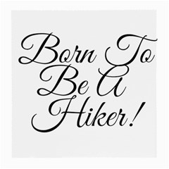 Born To Be A Hiker Medium Glasses Cloth (2 Sides) by FunnyStatementsandSlogans