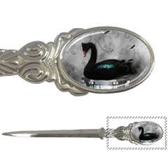 Wonderful Black Swan With Dark Mermaid Letter Opener by FantasyWorld7