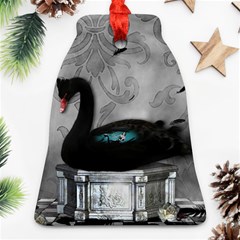 Wonderful Black Swan With Dark Mermaid Ornament (bell) by FantasyWorld7