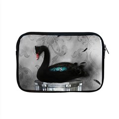 Wonderful Black Swan With Dark Mermaid Apple Macbook Pro 15  Zipper Case by FantasyWorld7