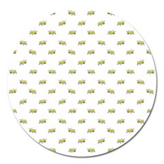 Ant Sketchy Comic Style Motif Pattern Magnet 5  (round) by dflcprintsclothing