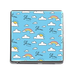 Sky Pattern Memory Card Reader (square 5 Slot) by Vaneshart