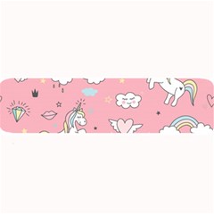 Cute Unicorn Seamless Pattern Large Bar Mats by Vaneshart